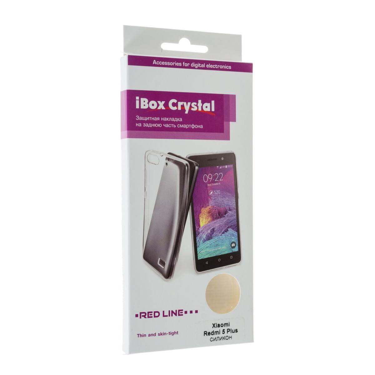 

Чехол Red Line iBox Crystal для Redmi 5 Plus прозрачный, iBox Crystal Redmi 5 Plus прозрачный
