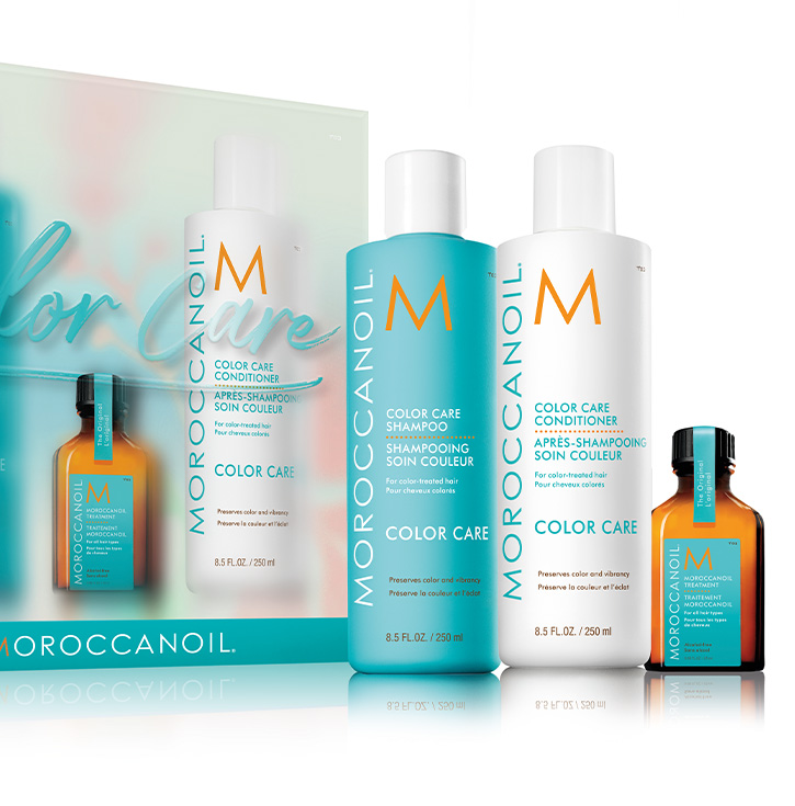 Набор для волос MOROCCANOIL Spring Kit Color Care шампунь moroccanoil color care purple shampoo тонирующий с фиолетовым пигментом 1000 мл