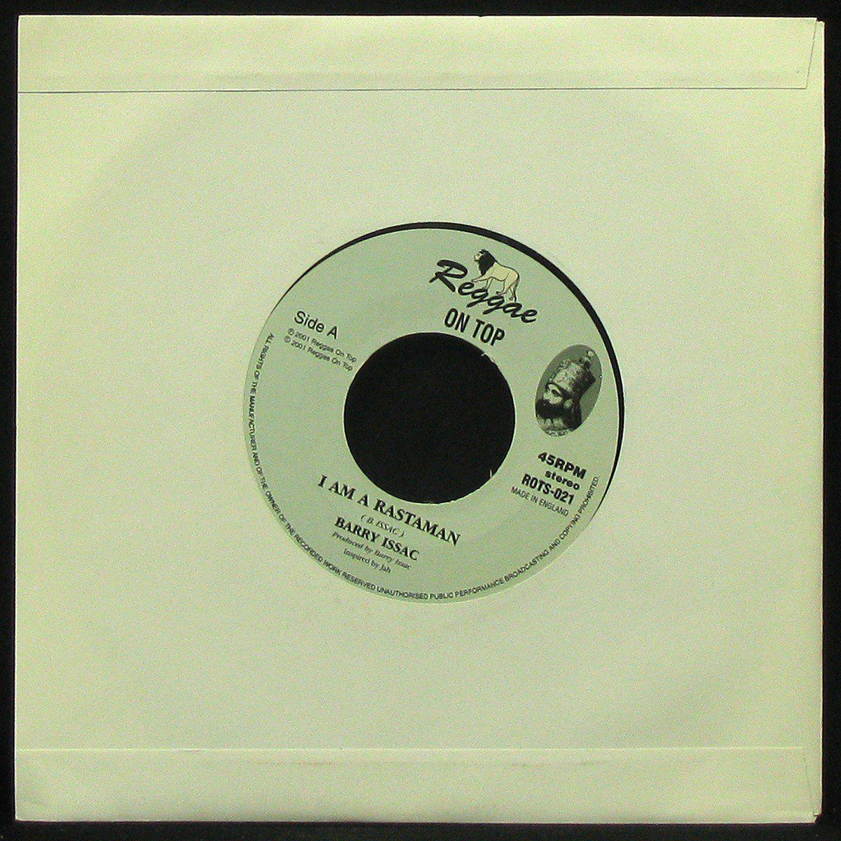 Barry Issac Reggae On Top All Stars - I Am A Rastaman (LP)
