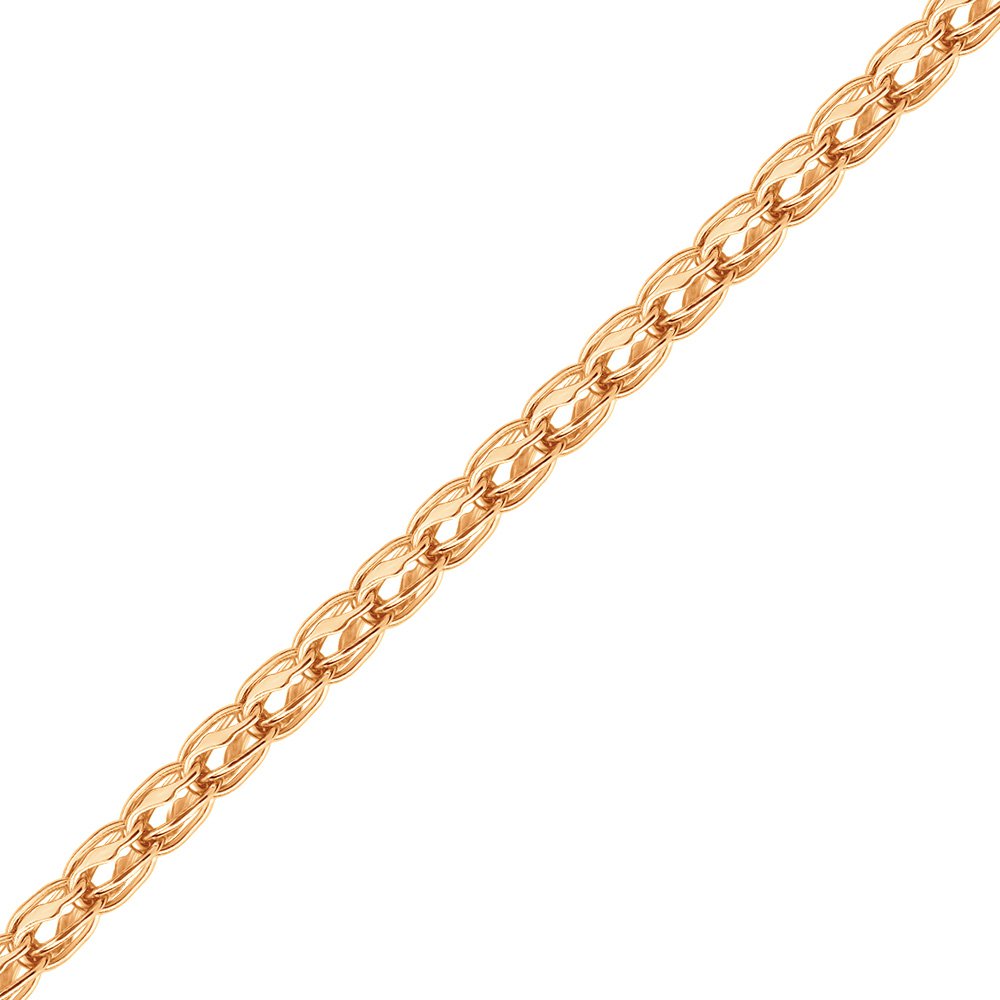 

Цепочка из красного золота 55 см 585Gold 504002135, Золотистый, 504002135