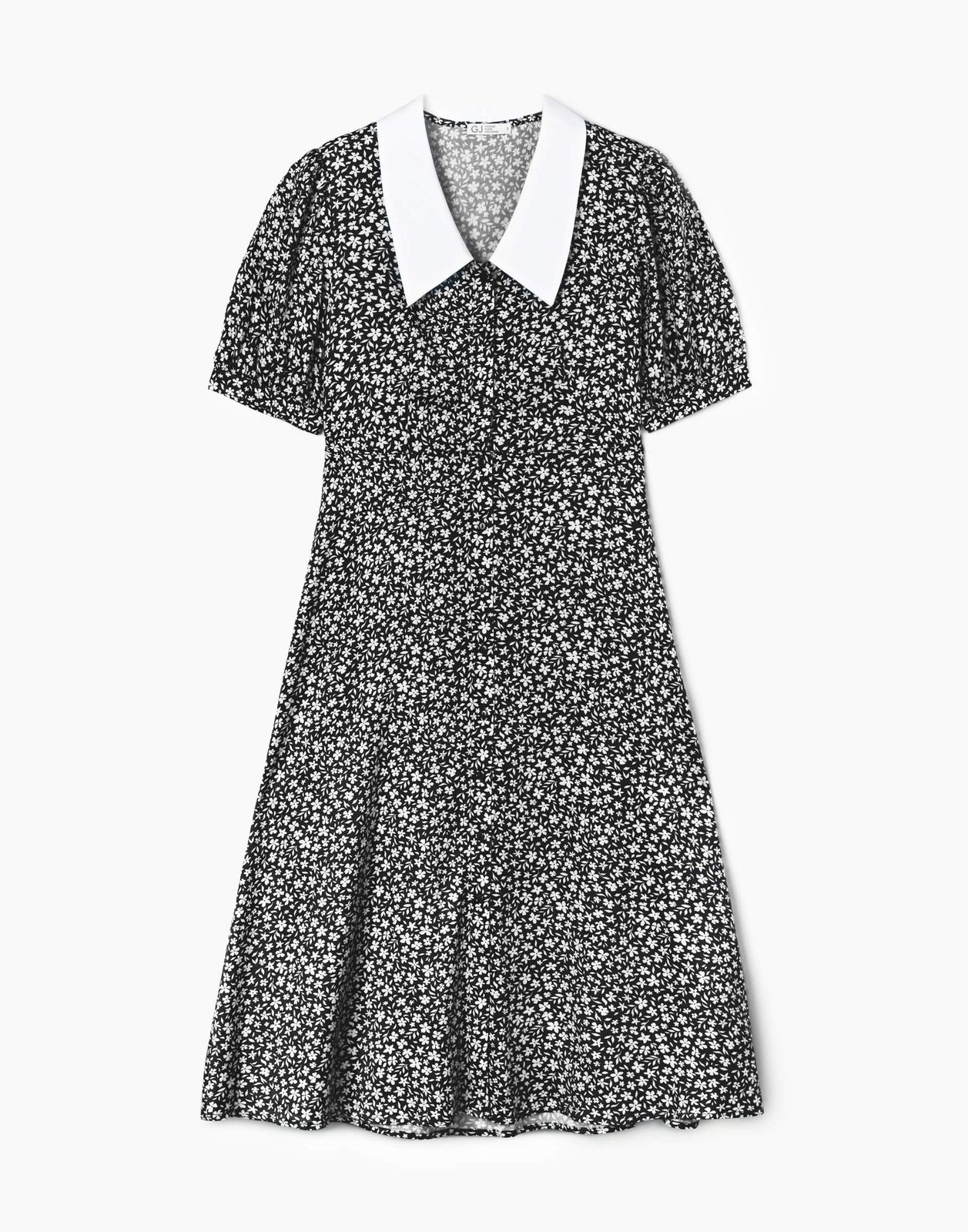 Платье женское Gloria Jeans GDR028761 черный/белый M/170