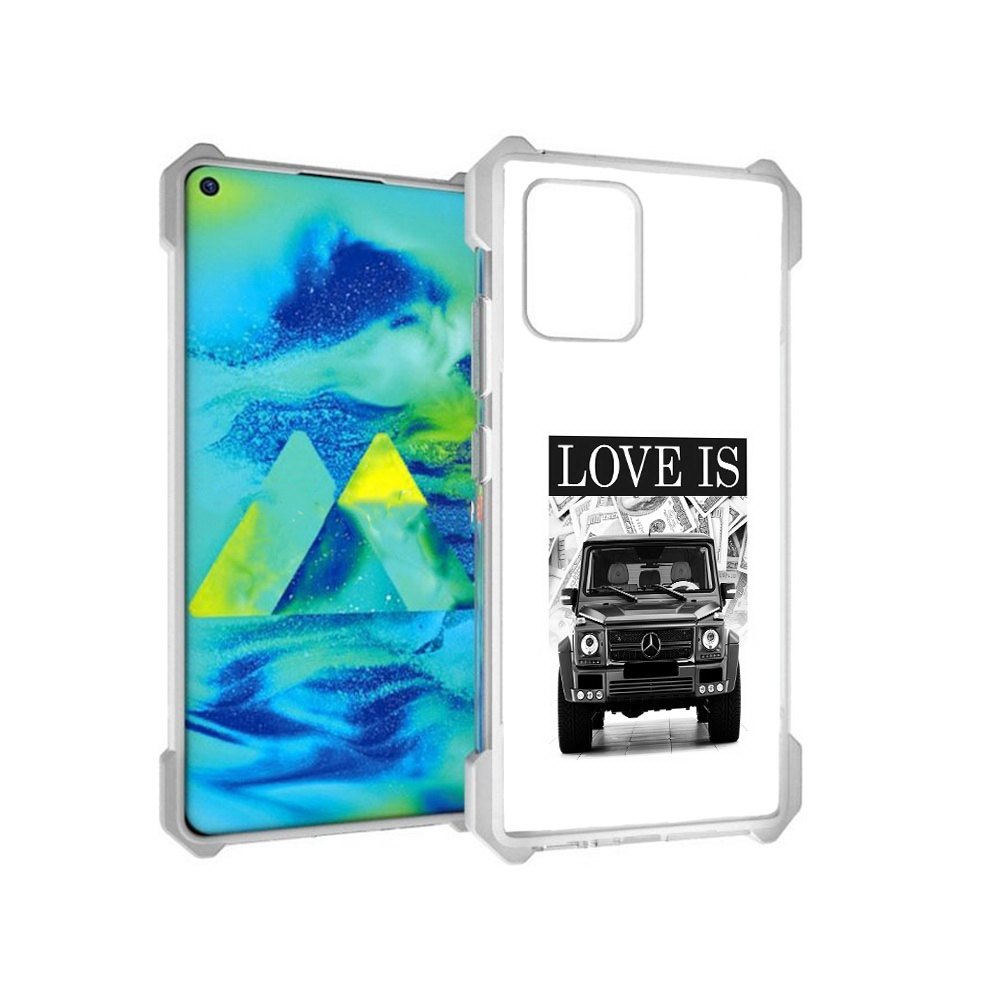 

Чехол MyPads Tocco для Samsung Galaxy S10 Lite гелик (PT143840.502.285), Прозрачный, Tocco