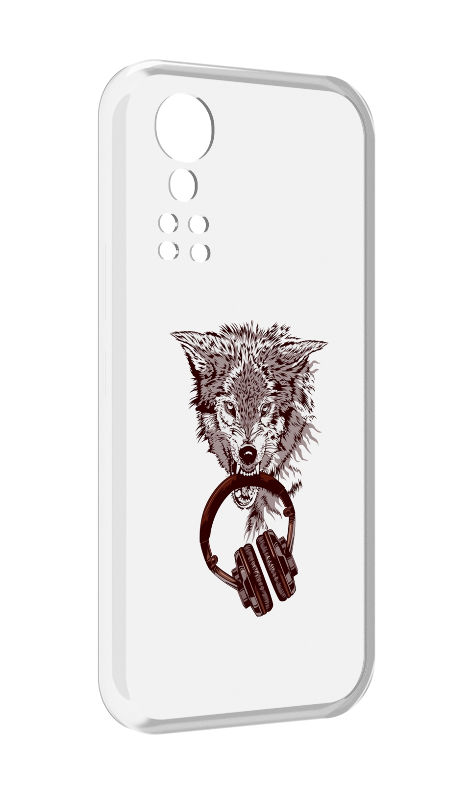 

Чехол MyPads дикий волк для ZTE Axon 30 5G / Axon 30S, Прозрачный, Tocco