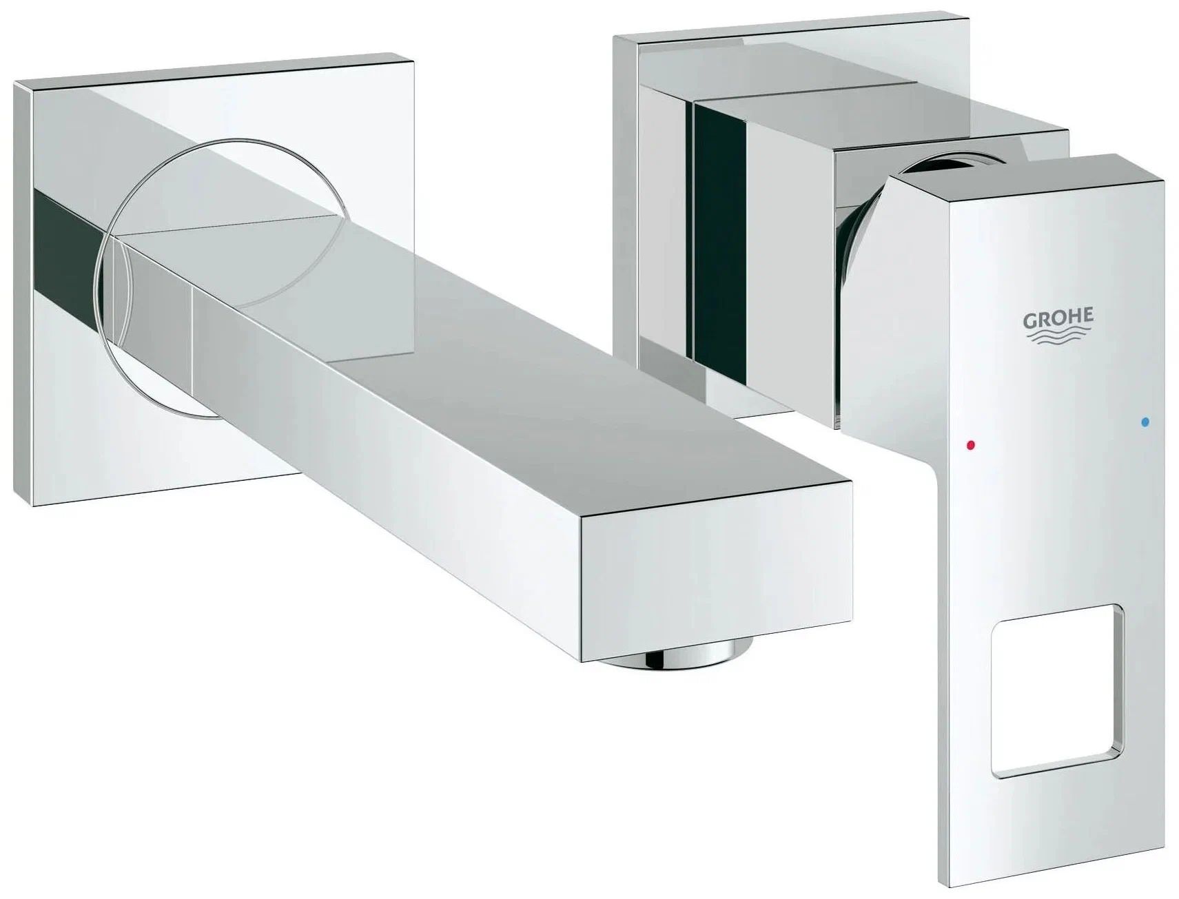 фото Смеситель для раковины grohe eurocube 19895000 хром