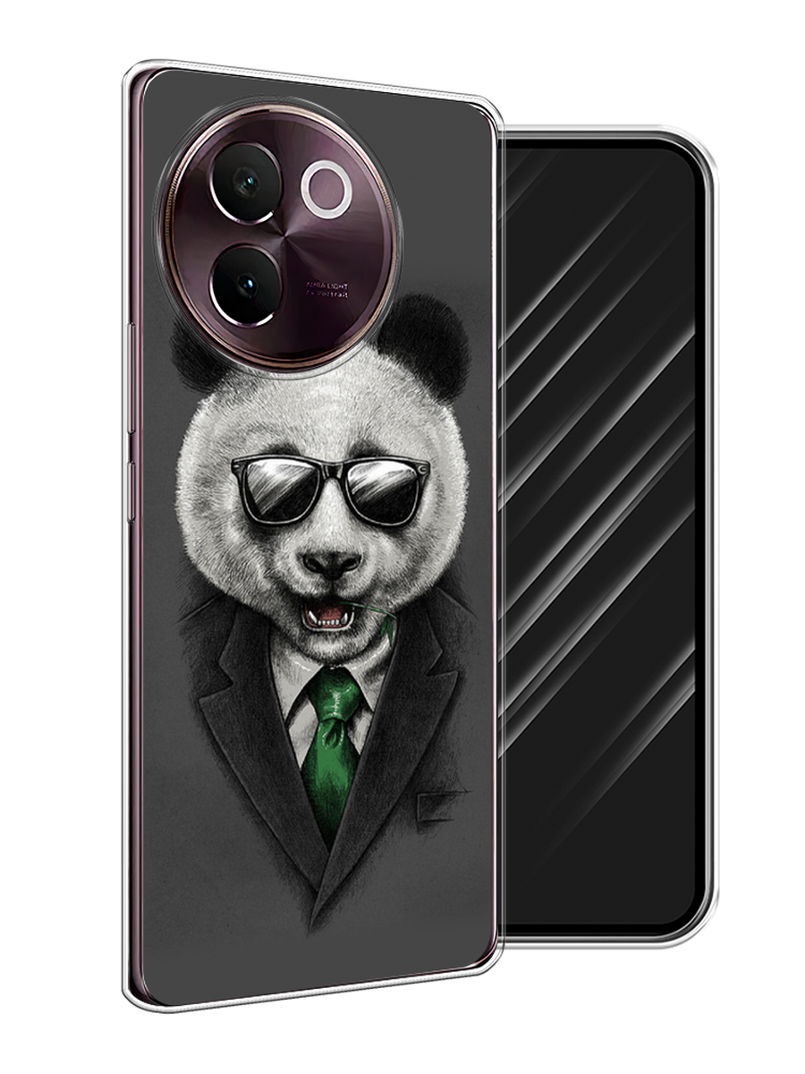 

Чехол Awog на Vivo V30e "Деловая панда", Серый;зеленый, 2610550-1