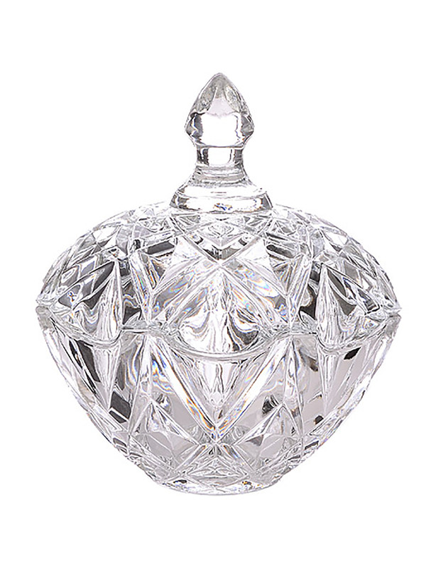 

Конфетница стеклянная, 20см 90015001, Прозрачный