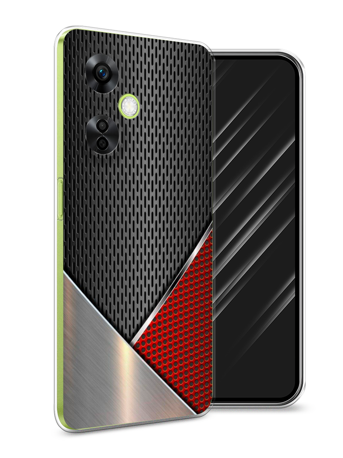

Чехол Awog на OnePlus Nord N30 5G/Nord CE3 5G/Nord CE3 LITE "Стальной металл", Черный;красный;серебристый, 153850-1