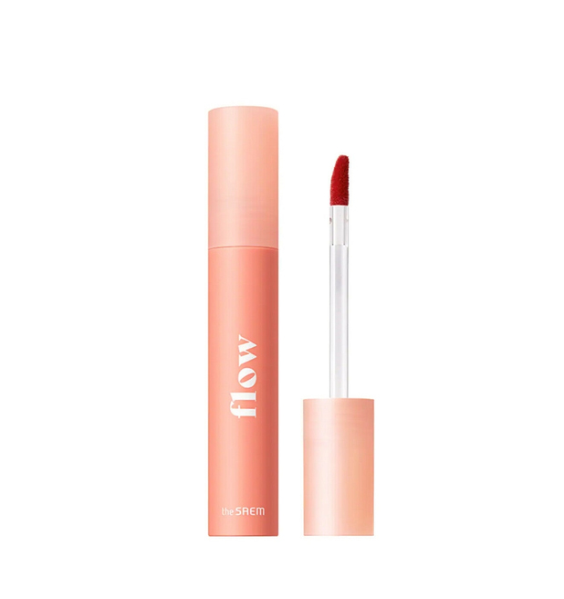 фото Мусс для губ the saem flow lip velvet mousse cr01 breeze (4.4 гр)