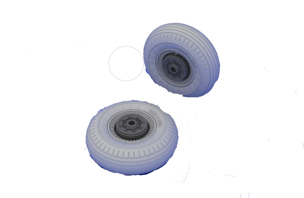 

648072 Eduard 1/48 Набор дополнений IL-2 Shturmovik wheels, 648072