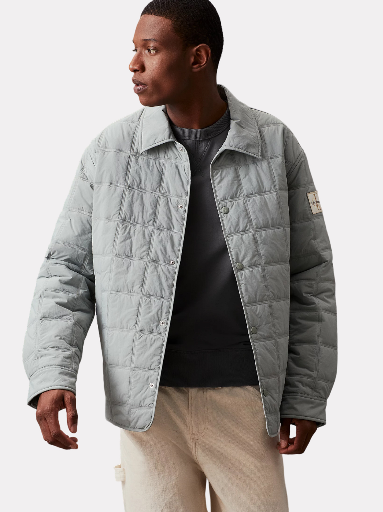 Куртка мужская Calvin Klein Jeans J30J325587 серая M 26990₽