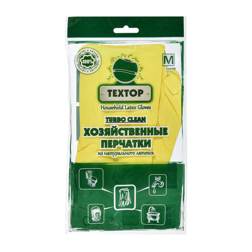 Перчатки Textop Turbo Clean M, 45 г, 1 шт