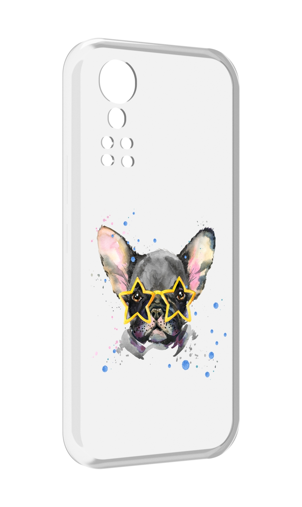 

Чехол MyPads буля в очках для ZTE Axon 30 5G / Axon 30S, Прозрачный, Tocco