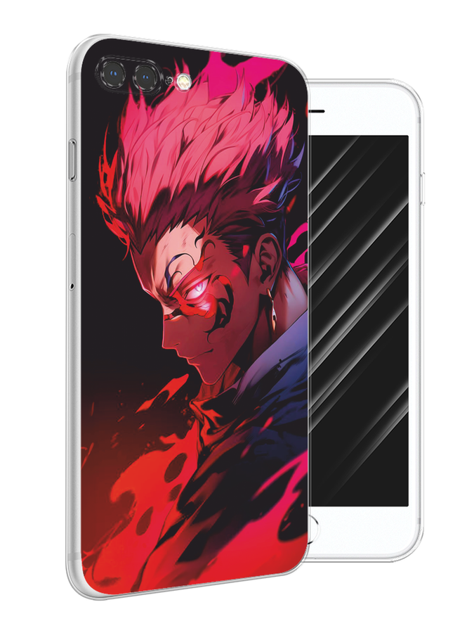 

Чехол Awog на Apple iPhone 7 Plus/8 Plus "Взгляд Сукуны", Розовый;красный;черный, 10950-1