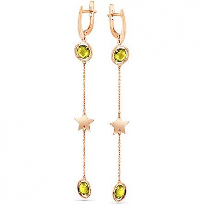 

Серьги из красного золота с 4 султанитами Master Brilliant 02-2-737-5900-010, 02-2-737-5900-010