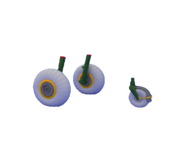 

632023 Eduard 1/32 Дополнение к модели Ju 88 wheels early, 632023