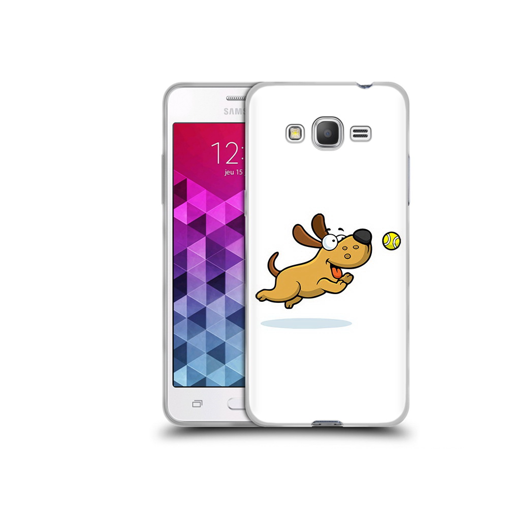 

Чехол MyPads Tocco для Samsung Galaxy Grand Prime пёсик, Прозрачный, Tocco