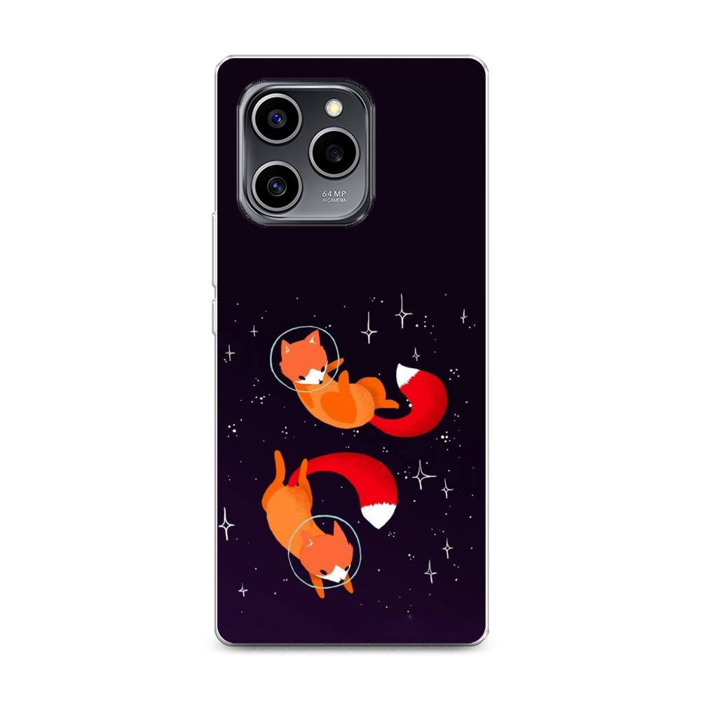 

Чехол Awog на Honor 60 SE "Лисы космонавты", Разноцветный, 6108050-4