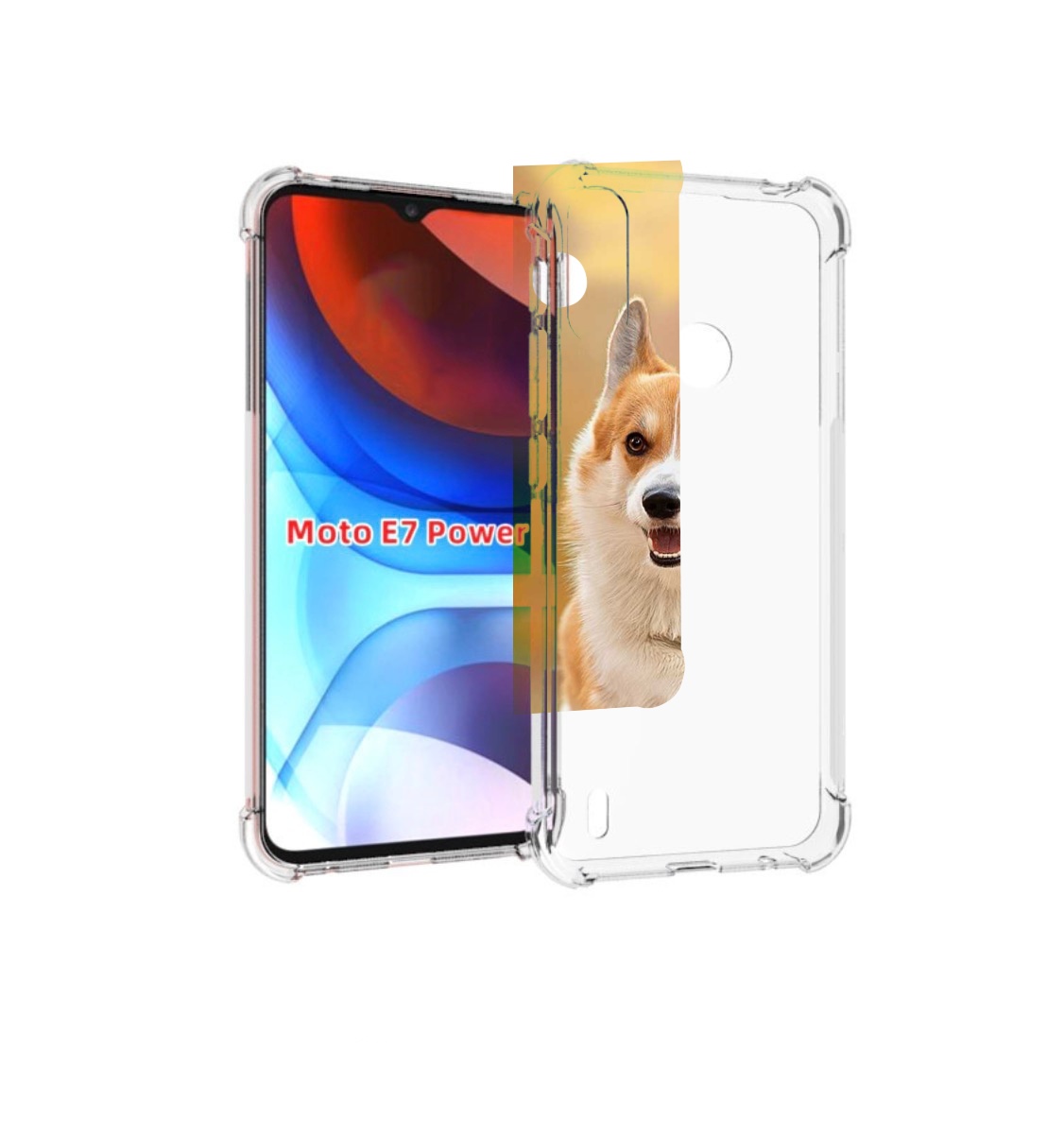 

Чехол MyPads когри собака для Motorola Moto E7 Power, Прозрачный, Tocco