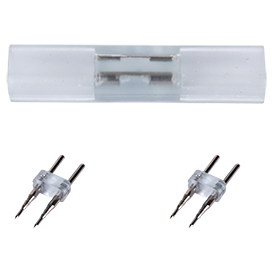 

Коннектор Ecola 220V комплект для упрощенного соединения лента-лента 2-х конт IP