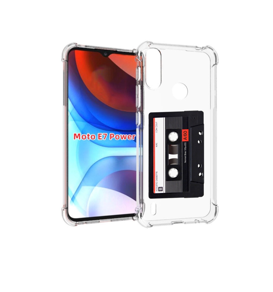 

Чехол MyPads касета для Motorola Moto E7 Power, Прозрачный, Tocco
