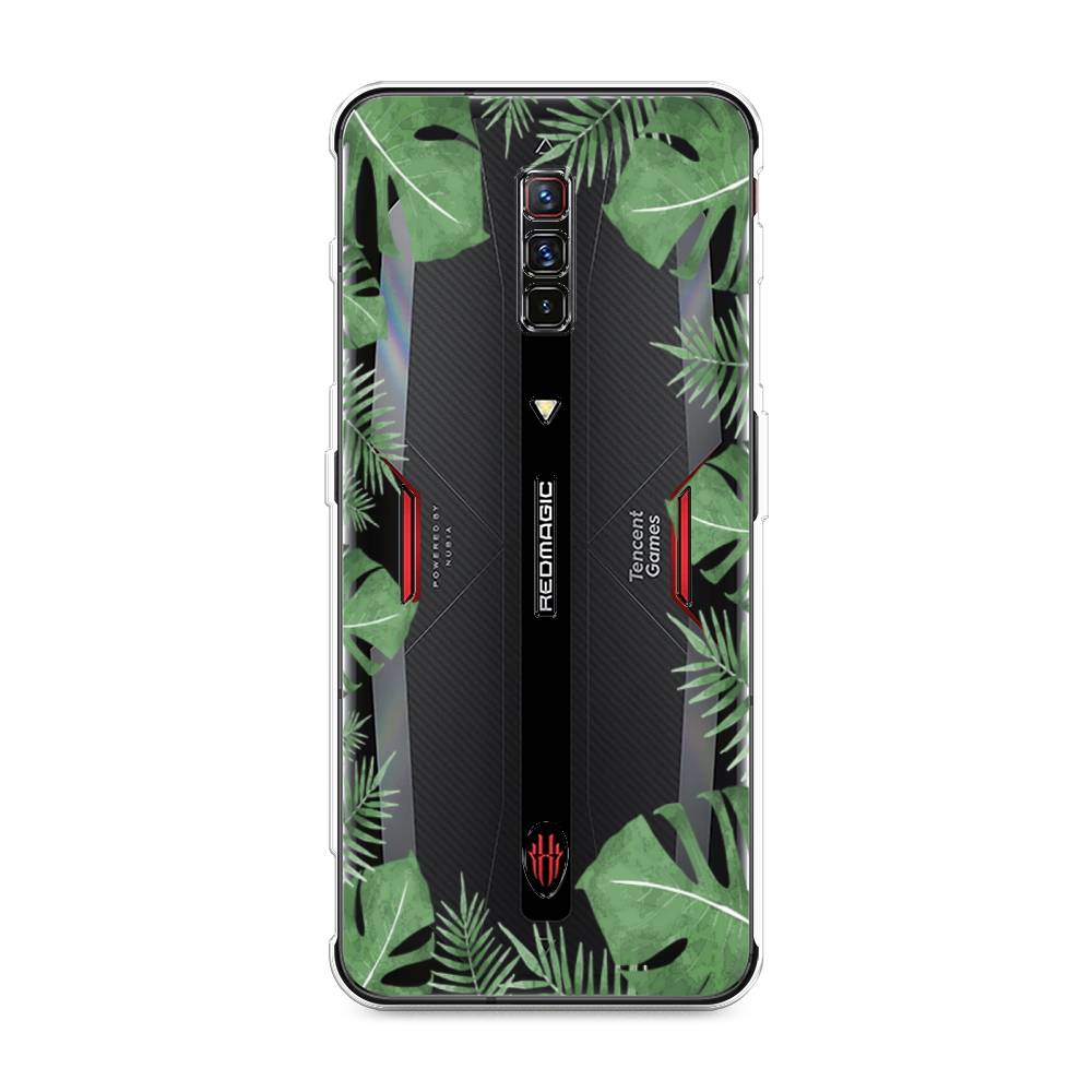 

Чехол Awog на ZTE Nubia Red Magic 6 / ЗТЕ Нубиа Ред Мэджик 6 "Листья папоротника рамка", Разноцветный, 135150-8