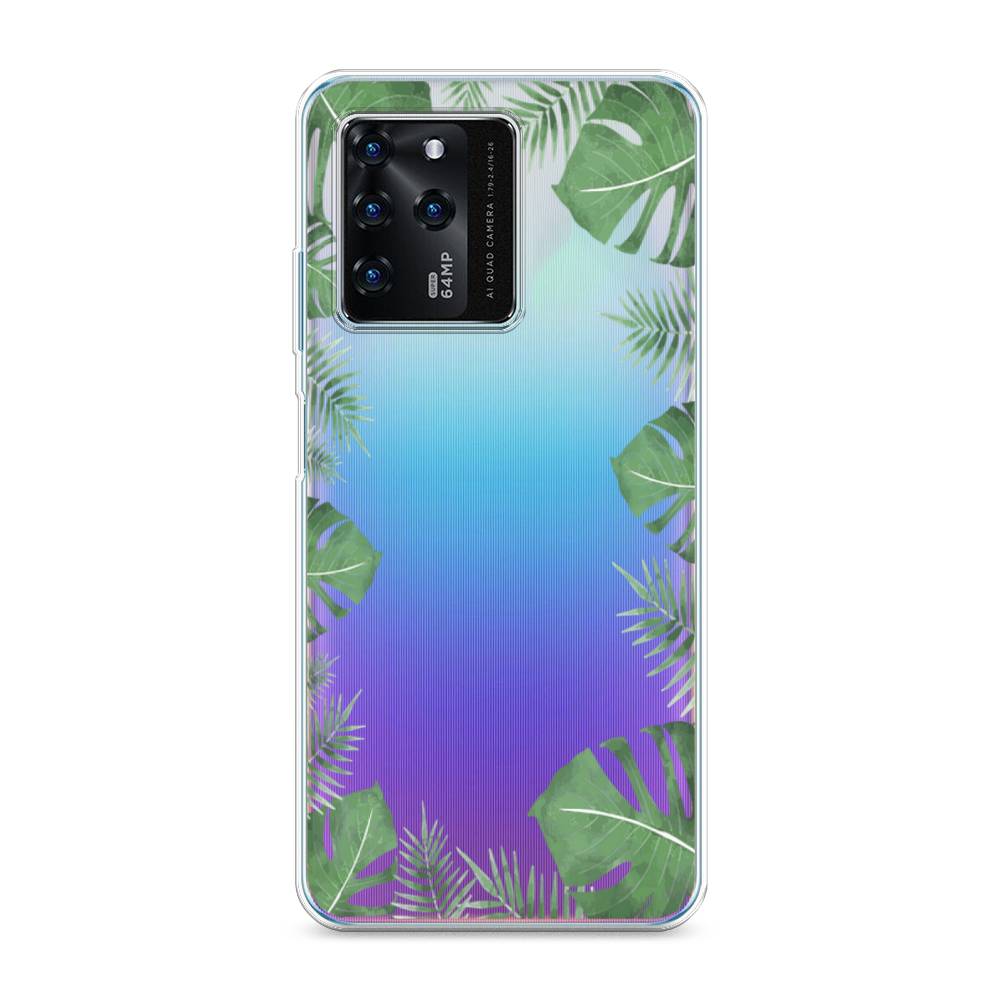 

Чехол Awog на ZTE Blade V30 / ЗТЕ Блэйд V30 "Листья папоротника рамка", Разноцветный, 135350-8