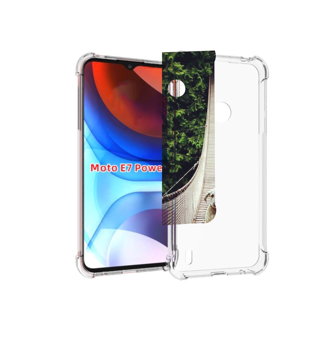 

Чехол MyPads ирландскии волкодав для Motorola Moto E7 Power, Прозрачный, Tocco