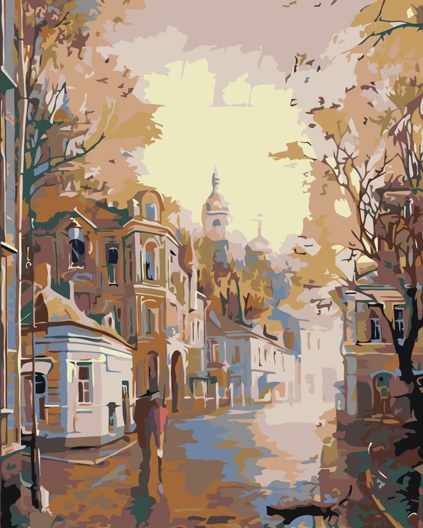 

Картина по номерам Живопись по Номерам Старая мостовая, 40x50, Старая мостовая