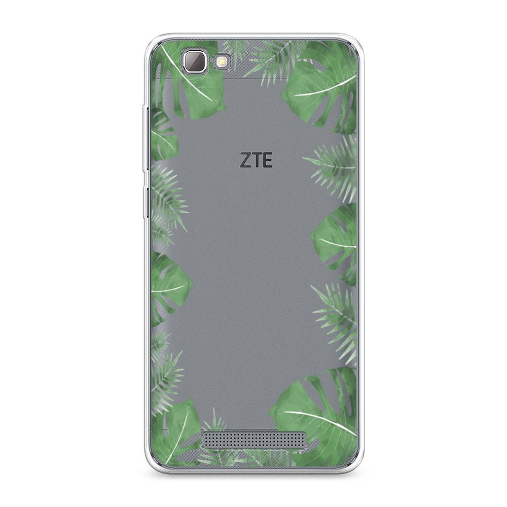 

Чехол Awog на ZTE Blade A610 / ЗТЕ Блэйд A610 "Листья папоротника рамка", Разноцветный, 130950-8
