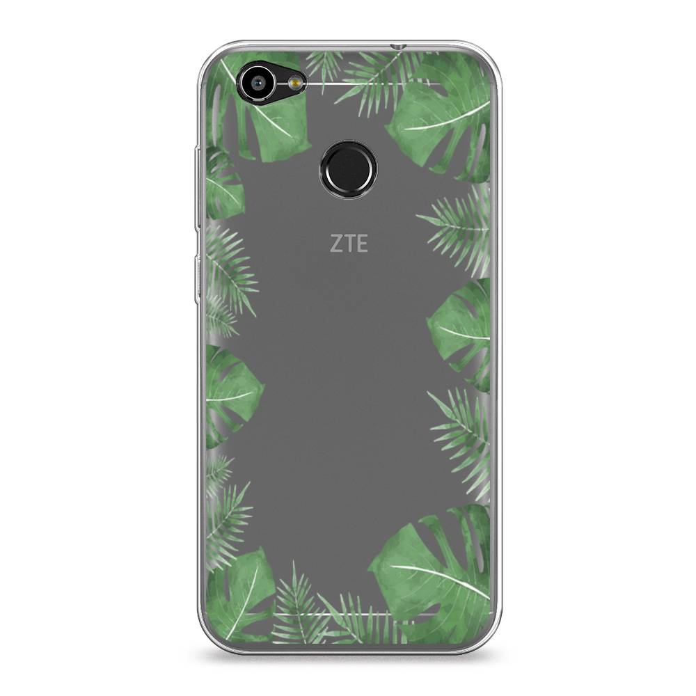 

Чехол Awog на ZTE Blade A6 / ЗТЕ Блэйд A6 "Листья папоротника рамка", 132350-8