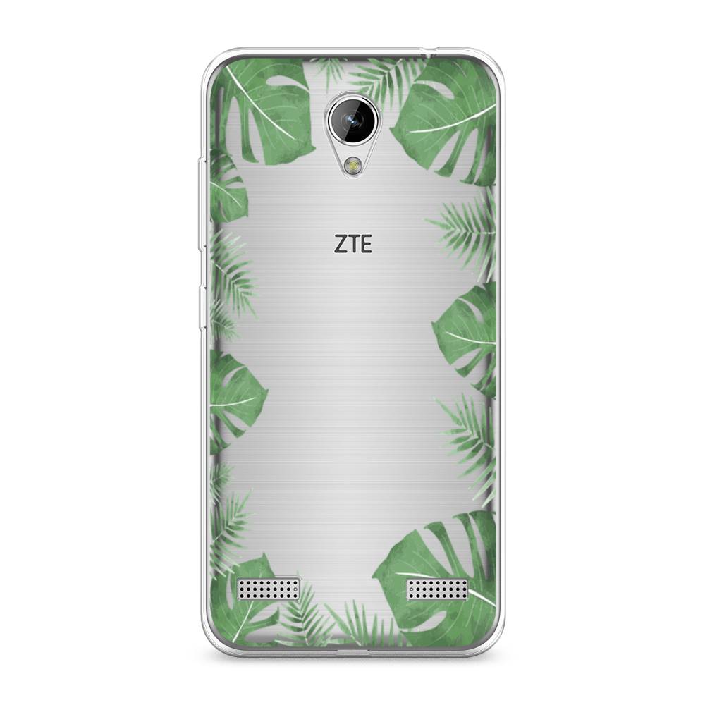 

Чехол Awog на ZTE Blade A520 / ЗТЕ Блэйд A520 "Листья папоротника рамка", 132050-8