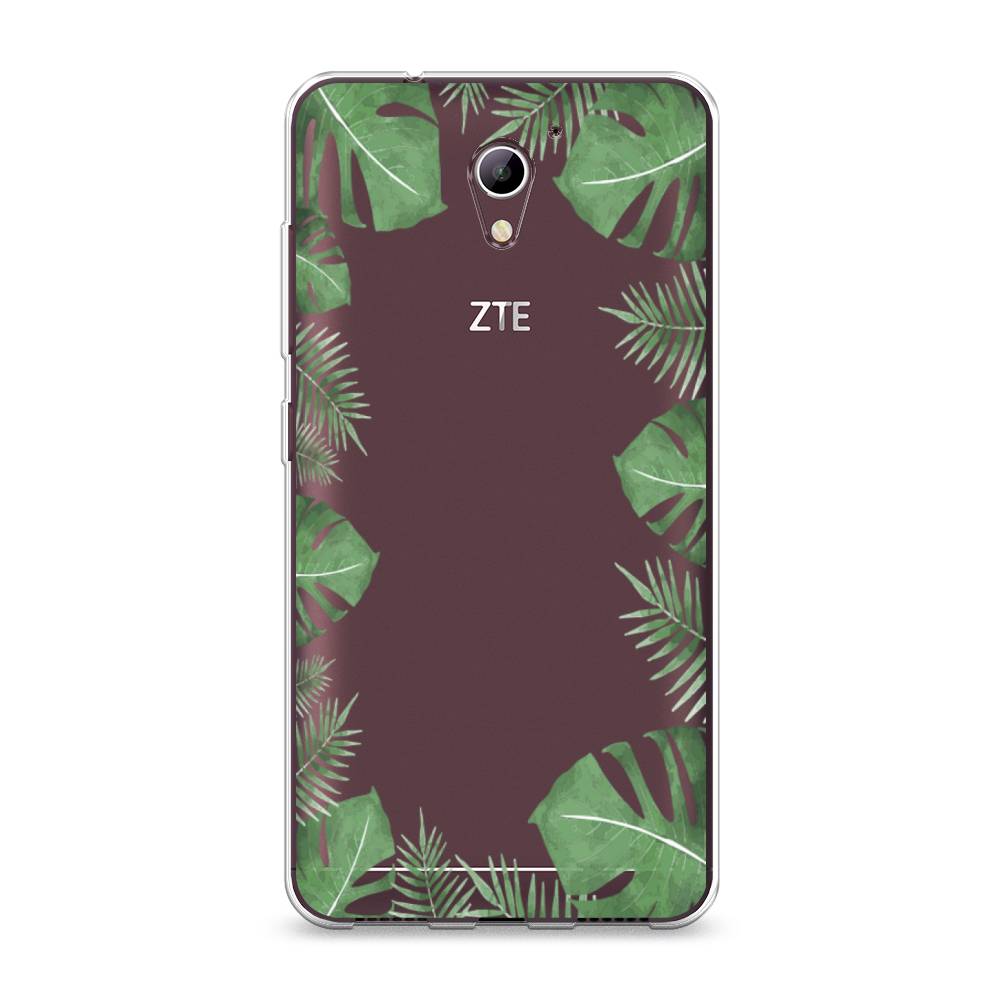 

Чехол Awog на ZTE Blade A510 / ЗТЕ Блэйд A510 "Листья папоротника рамка", Разноцветный, 130150-8