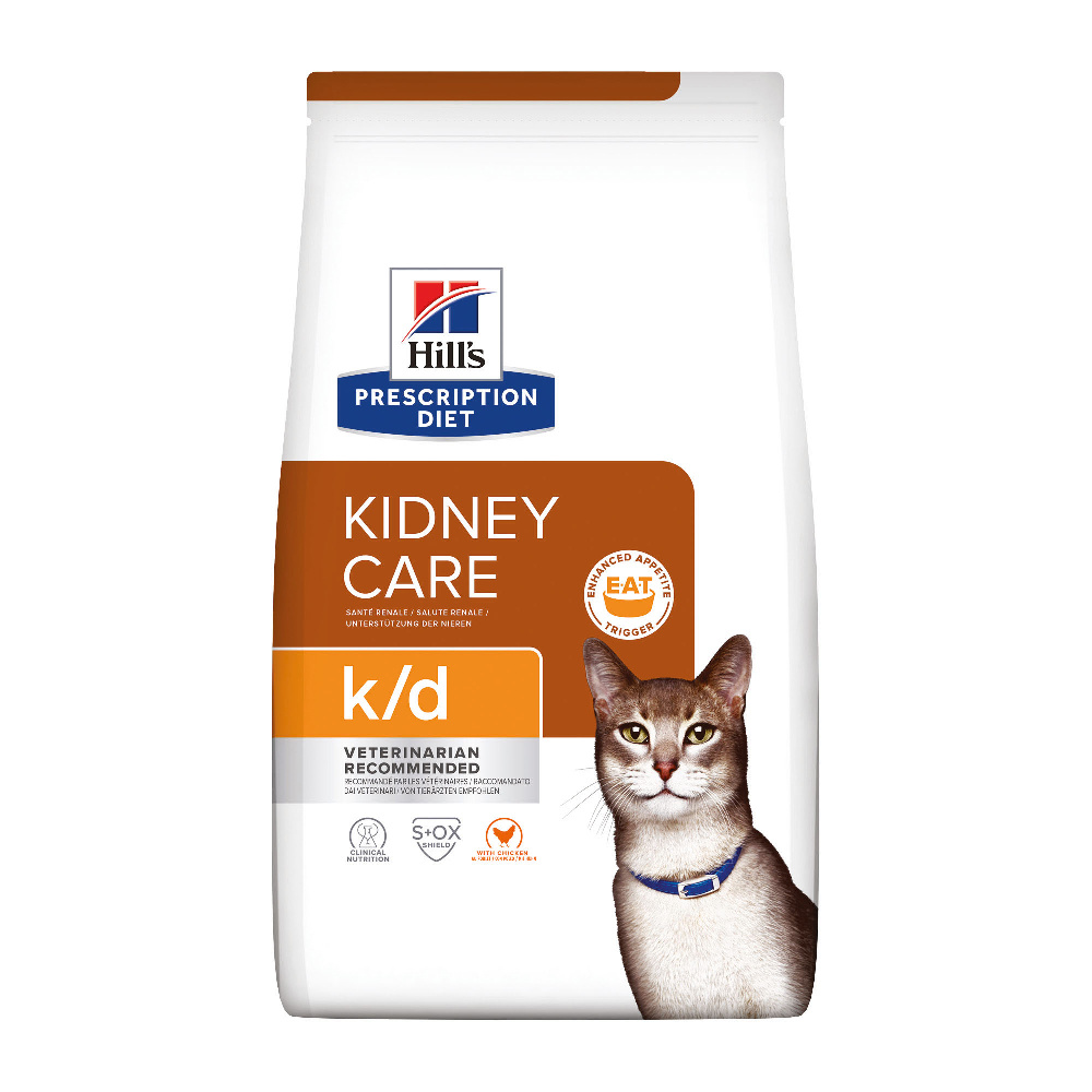 Сухой корм для кошек Hill's Prescription Diet Kidney Care, при патологии почек, 0,4кг