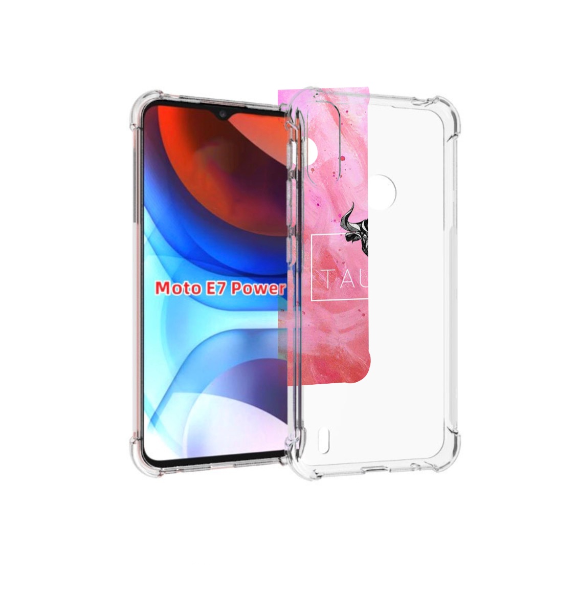 

Чехол MyPads знак-зодиака-телец-3 для Motorola Moto E7 Power, Прозрачный, Tocco