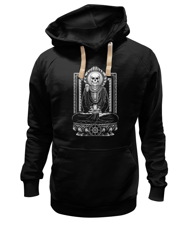 

Худи унисекс Printio Скелет черное 3XL, Черный, Скелет
