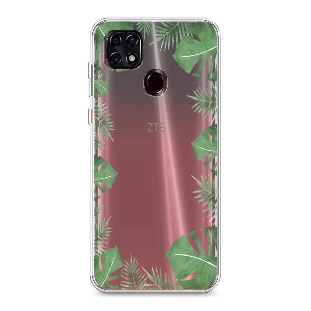 

Чехол Awog на ZTE Blade 20 Smart / ЗТЕ Блэйд 20 Smart "Листья папоротника рамка", Разноцветный, 133550-8