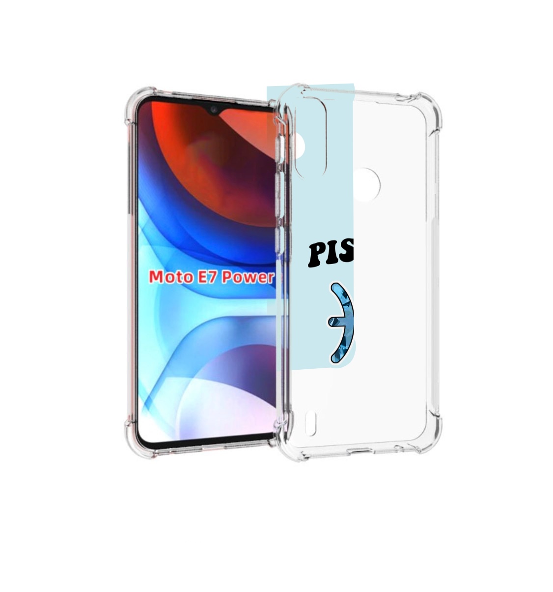 

Чехол MyPads знак-зодиака-рыбы-3 для Motorola Moto E7 Power, Прозрачный, Tocco