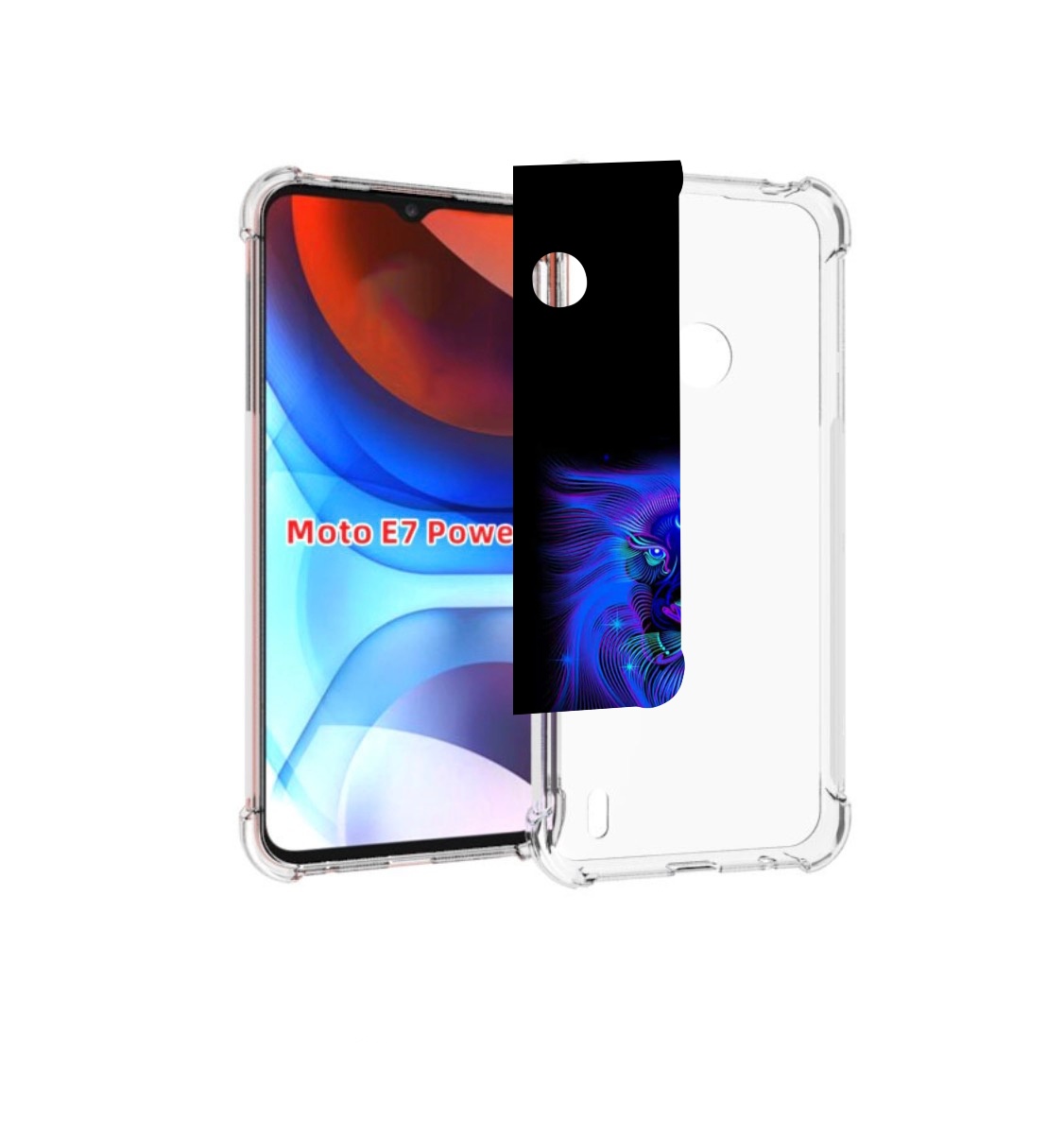 

Чехол MyPads знак-зодиака-лев-3 для Motorola Moto E7 Power, Прозрачный, Tocco