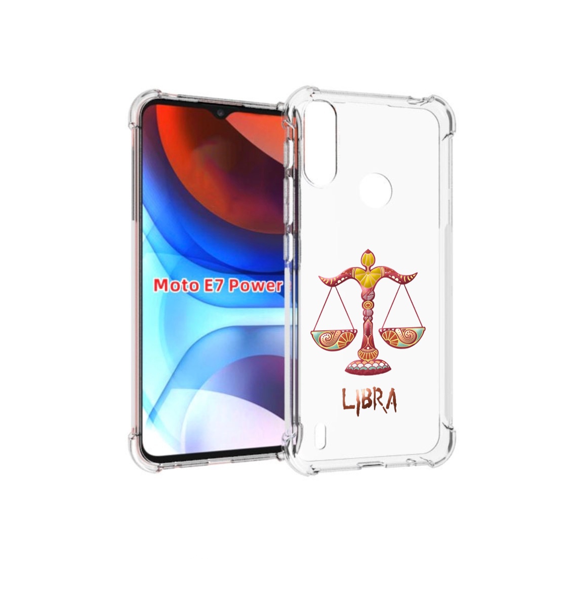 

Чехол MyPads знак-зодиака-весы-8 для Motorola Moto E7 Power, Прозрачный, Tocco