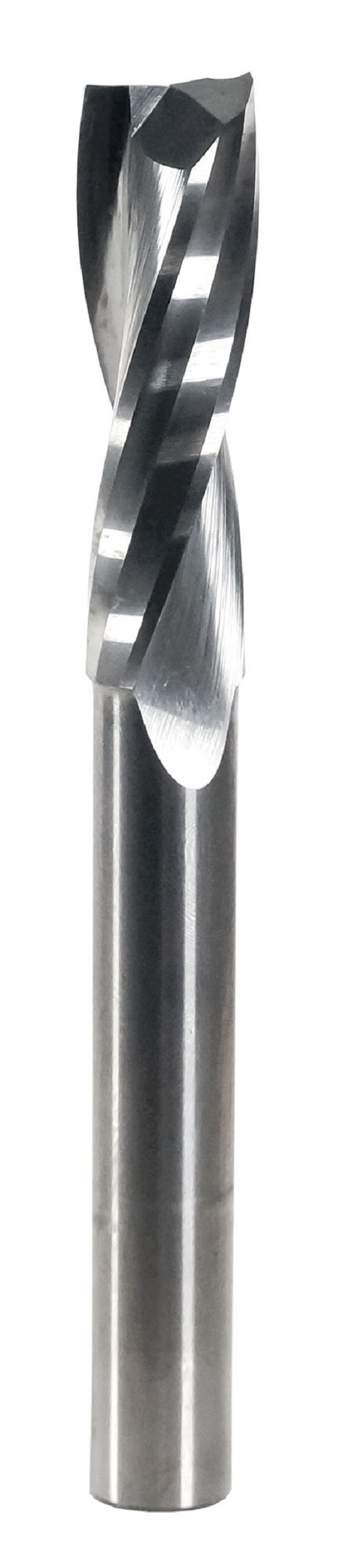 Фреза спиральная твердосплавная Энкор Z2 верхний рез ф10х32 мм хв.8 46653 фреза wpw pfm8192 копир сменные ножи верхний подшипник d19 b50 z2 хвостовик 12s pfm8192