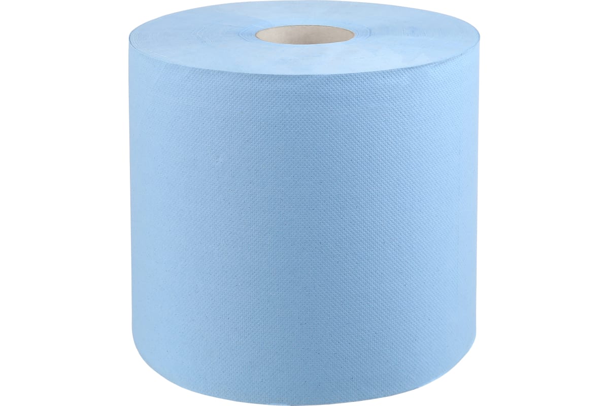 Протирочное полотенце Jasmin professional 2 сл., 2 рул., 23x35 см, 1000 отр., синее, d 7 с