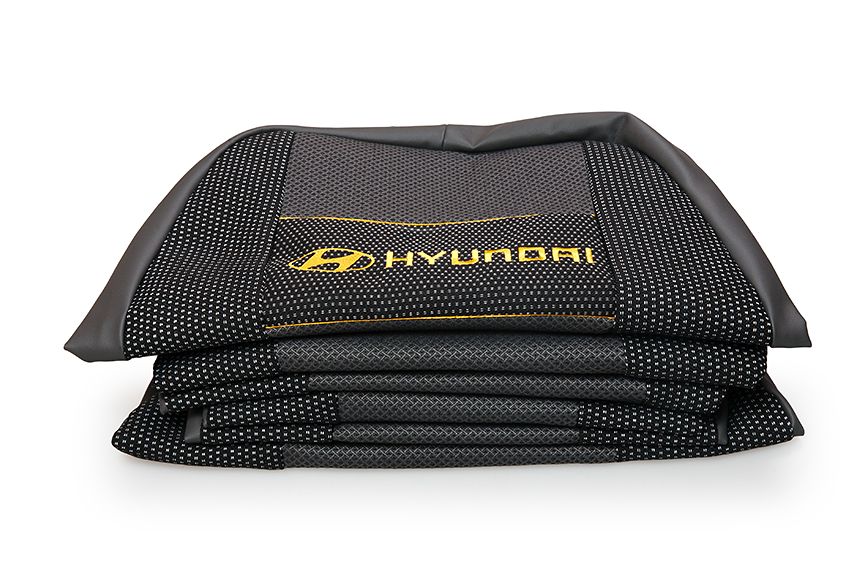 

Чехлы на сиденья HYUNDAI 120 Комбинированный (серый) ЭКО КОЖА