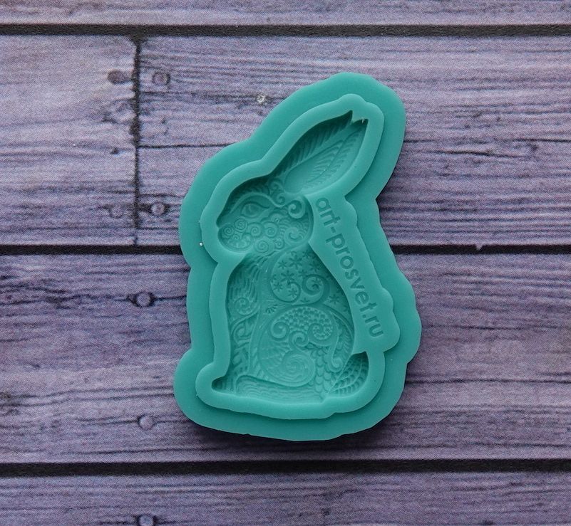 

Молд Арт-студия ПроСвет Пасхальный кролик ARTMD0895, объемный XS, Зеленый