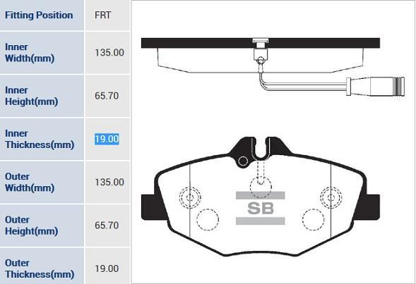 

Тормозные колодки Sangsin brake передние sp2194