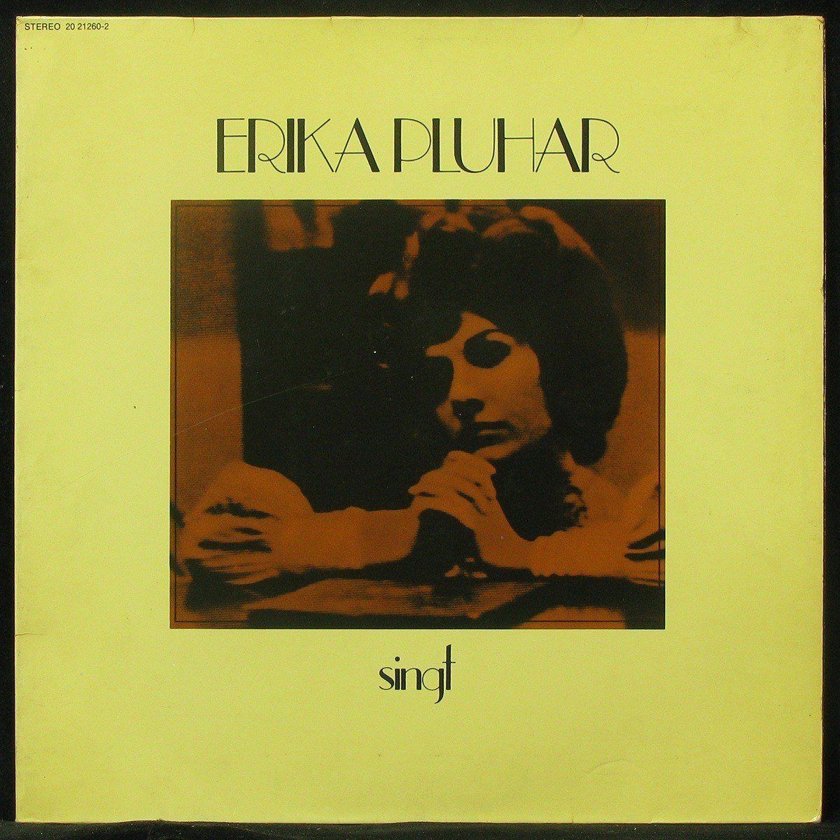 LP Erika Pluhar - Erika Pluhar Singt (+ booklet) Basf (302280)