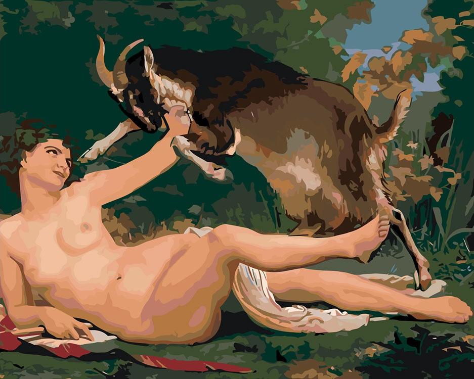 

Картина по номерам Живопись по Номерам Вакханка, 40x50, Вакханка