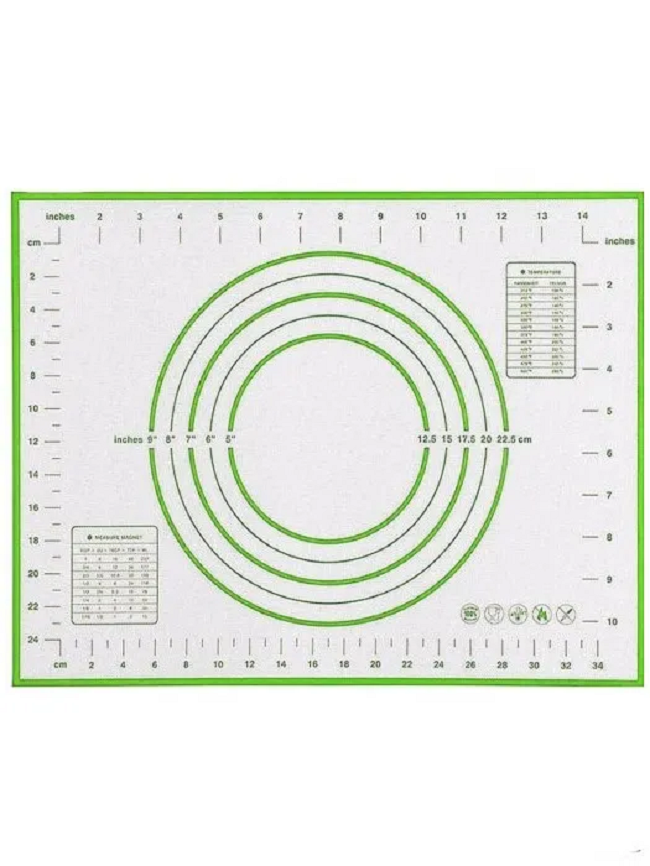 фото Армированный силиконовый коврик для выпечки 40х30 см 28485 04123018 nobrand