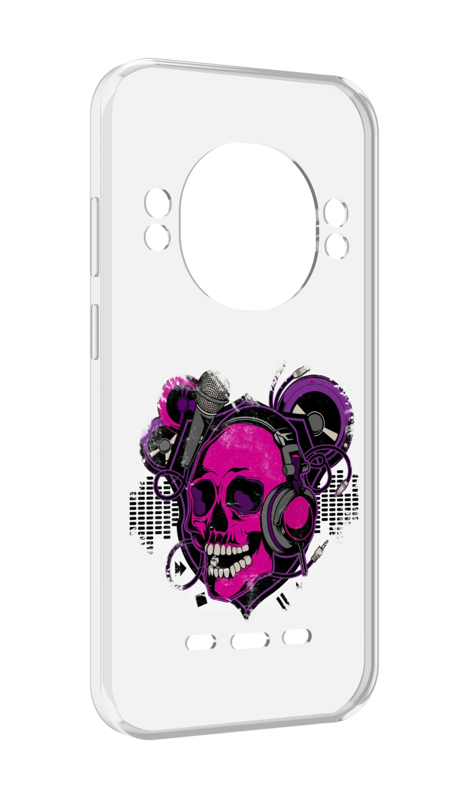 

Чехол MyPads череп 1 для UleFone Power Armor 16 Pro, Прозрачный, Tocco
