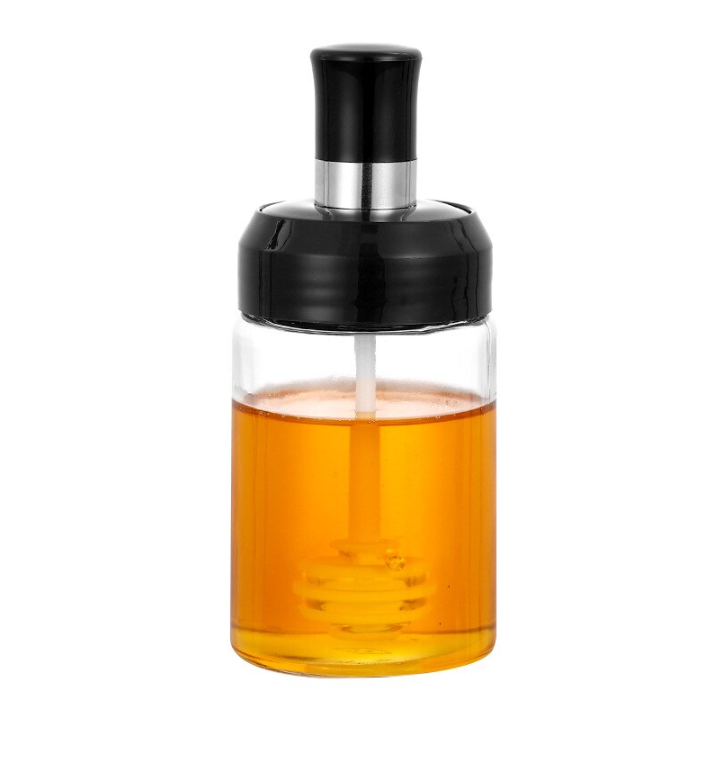 

Прозрачная банка с ложкой для мёда 250 мл 48560 00116739, 48560