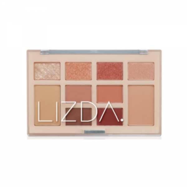 Палетка теней для глаз Lizda тон 03 Lizda mood fit palette reed letter, 11,6г белая база на 2 нагревателя аппликатора